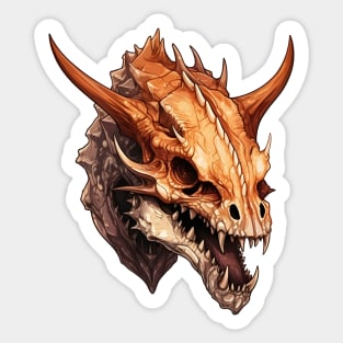 Dragon skull Sticker